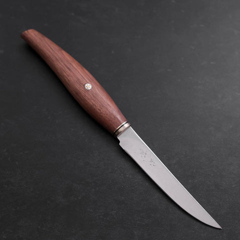 Steak knife VG-10 Damas Manche en Noyer 115mm-[Musashi]-[Couteaux de cuisine japonais]