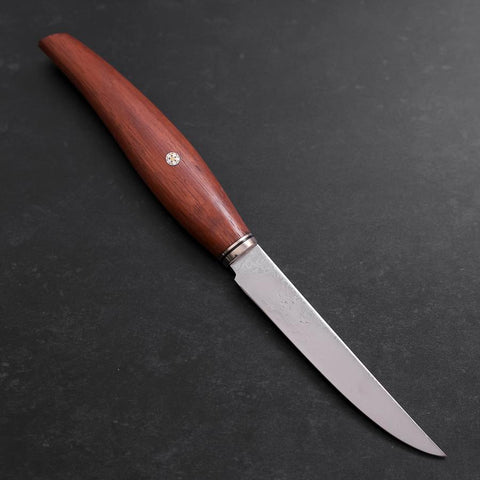 Steak knife VG-10 Damasc Manche en Bois de Teck 115mm-[Musashi]-[Couteaux de cuisine japonais]