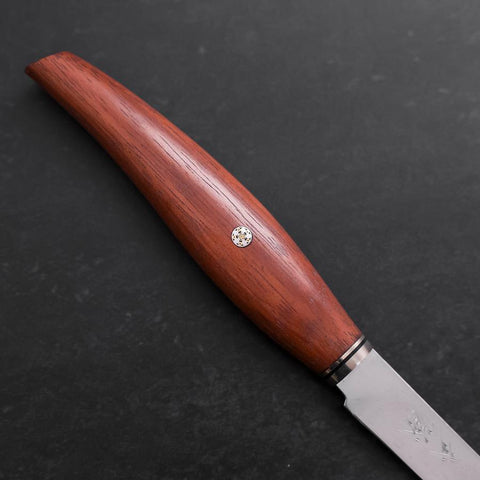 Steak knife VG-10 Damascus Andes Teak Handle 115mm (4.5”)-[Musashi]-[Couteaux de cuisine japonais]