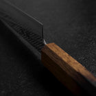 Sujihiki AUS-10 Nawame Damas Manche Yaki Urushi 240mm-[Musashi]-[Couteaux de cuisine japonais]
