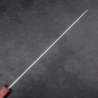 Sujihiki AUS-10 Nickel en Vagues Damas Manche Urushi Pourpre 240mm-[Musashi]-[Couteaux de cuisine japonais]