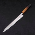 Sujihiki AUS-10 Nickel en Vagues Damas Manche Yaki Urushi 240mm-[Musashi]-[Couteaux de cuisine japonais]