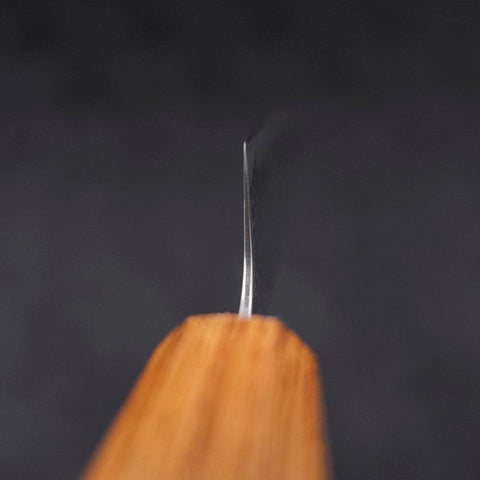 Sujihiki AUS-10 Nickel en Vagues Damas Manche Yaki Urushi 240mm-[Musashi]-[Couteaux de cuisine japonais]