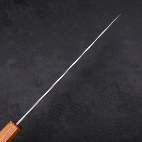Sujihiki AUS-10 Nickel en Vagues Damas Manche Yaki Urushi 240mm-[Musashi]-[Couteaux de cuisine japonais]