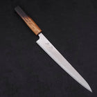 Sujihiki AUS-10 Nickel en Vagues Damas Manche Yaki Urushi 240mm-[Musashi]-[Couteaux de cuisine japonais]