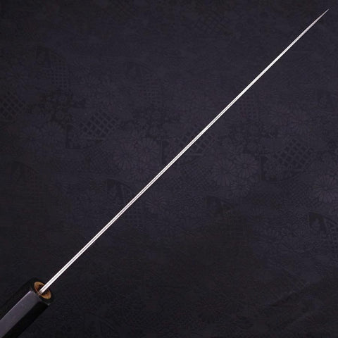 Sujihiki AUS-10 Nickel en Vagues Damas Manche en Buffle et Magnolia 240mm-[Musashi]-[Couteaux de cuisine japonais]
