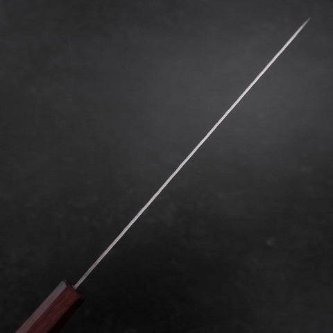 Sujihiki AUS-10 Tsuchime Damas Manche Urushi Pourpre 240mm-[Musashi]-[Couteaux de cuisine japonais]