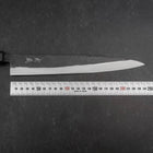 Sujihiki Blue Steel #2 Kurouchi Manche Sumi Urushi 240mm-[Musashi]-[Couteaux de cuisine japonais]
