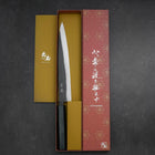 Sujihiki Blue Steel #2 Kurouchi Manche Sumi Urushi 240mm-[Musashi]-[Couteaux de cuisine japonais]