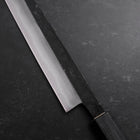 Sujihiki Blue Steel #2 Kurouchi Manche Urushi Bleu Sombre 210mm-[Musashi]-[Couteaux de cuisine japonais]