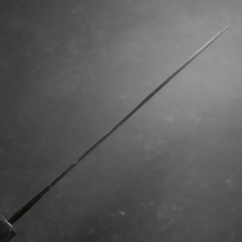 Sujihiki Blue Steel #2 Kurouchi Manche Urushi Bleu Sombre 240mm-[Musashi]-[Couteaux de cuisine japonais]