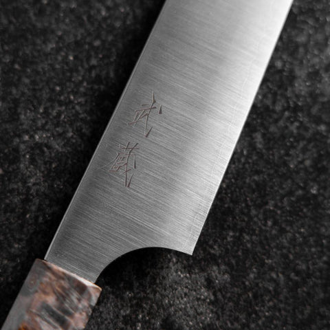 Sujihiki Blue Super Poli Manche en Érable 270mm-[Musashi]-[Couteaux de cuisine japonais]
