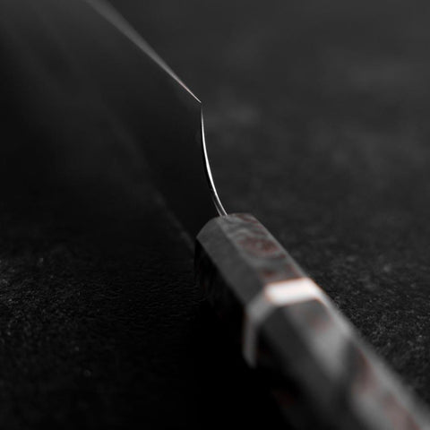 Sujihiki Blue Super Poli Manche en Érable 270mm-[Musashi]-[Couteaux de cuisine japonais]