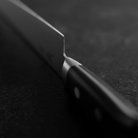 Sujihiki Molybdène Poli Manche Occidental Noir 270mm-[Musashi]-[Couteaux de cuisine japonais]