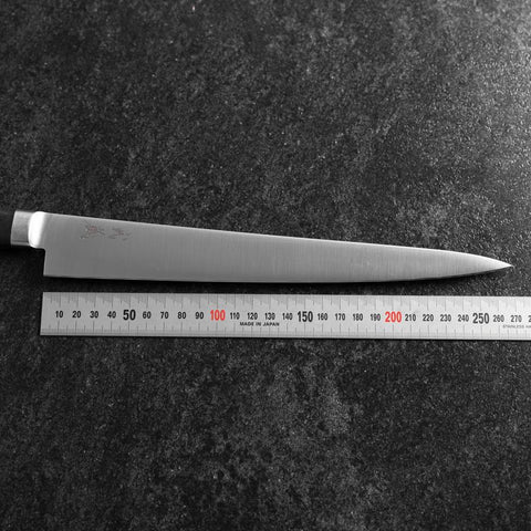 Sujihiki Molybdène Poli Manche Occidental Noir 270mm-[Musashi]-[Couteaux de cuisine japonais]