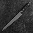 Sujihiki Molybdène Poli Manche en Occidental Noir 210mm-[Musashi]-[Couteaux de cuisine japonais]