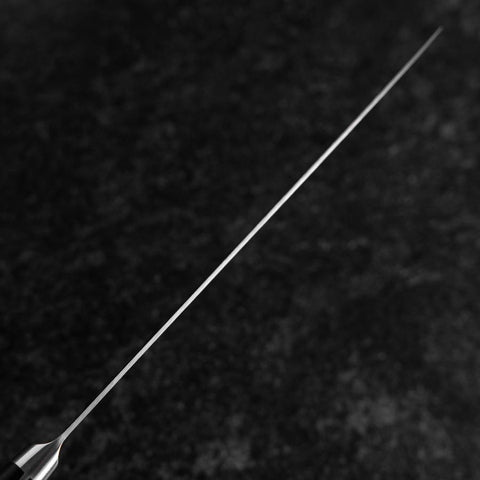 Sujihiki Molybdène Poli Manche en Occidental Noir 210mm-[Musashi]-[Couteaux de cuisine japonais]