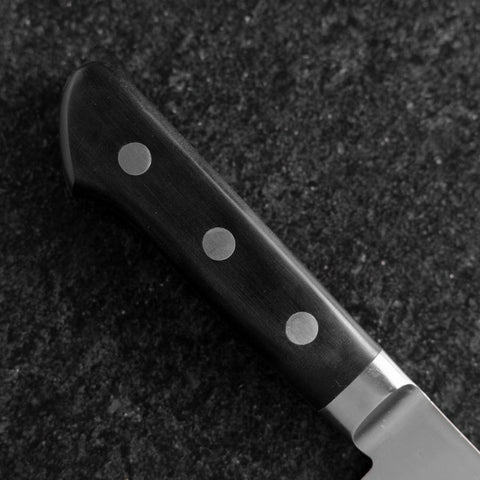 Sujihiki Molybdène Poli Manche en Occidental Noir 210mm-[Musashi]-[Couteaux de cuisine japonais]