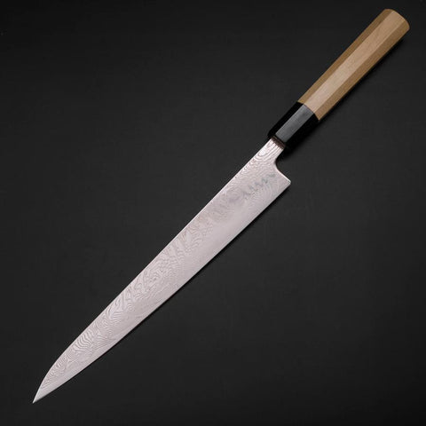 Sujihiki SLD Damas Manche en Buffle et Magnolia 240mm-[Musashi]-[Couteaux de cuisine japonais]