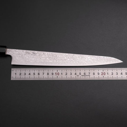 Sujihiki SLD Damas Manche en Buffle et Magnolia 240mm-[Musashi]-[Couteaux de cuisine japonais]