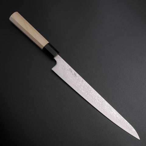 Sujihiki SLD Damas Manche en Buffle et Magnolia 240mm-[Musashi]-[Couteaux de cuisine japonais]