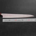 Sujihiki SLD Damascus Purple Urushi Handle 240mm (9.4”)-[Musashi]-[Couteaux de cuisine japonais]
