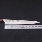 Sujihiki SLD Nashiji Washi Manche Urushi Pourpre 240mm-[Musashi]-[Couteaux de cuisine japonais]