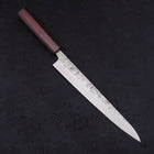 Sujihiki SLD Nashiji Washi Manche Urushi Pourpre 240mm-[Musashi]-[Couteaux de cuisine japonais]