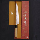 Sujihiki SLD Nashiji Washi Manche en Buffle et Magnolia 240mm-[Musashi]-[Couteaux de cuisine japonais]
