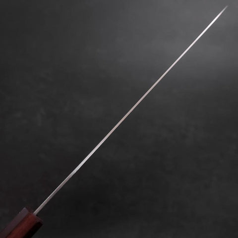 Sujihiki SLD Nickel en Vagues Damas Manche Urushi Pourpre 240mm-[Musashi]-[Couteaux de cuisine japonais]