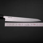 Sujihiki SLD Nickel en Vagues Damas Manche en Buffle et Magnolia 240mm-[Musashi]-[Couteaux de cuisine japonais]