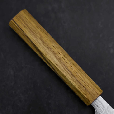 Sujihiki SLD Wave Damas Manche en Chêne 240mm-[Musashi]-[Couteaux de cuisine japonais]