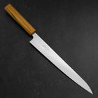 Sujihiki SLD Wave Damas Manche en Chêne 240mm-[Musashi]-[Couteaux de cuisine japonais]