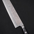 Sujihiki Silver Steel #3 Nashiji Manche Occidental Noir 270mm-[Musashi]-[Couteaux de cuisine japonais]