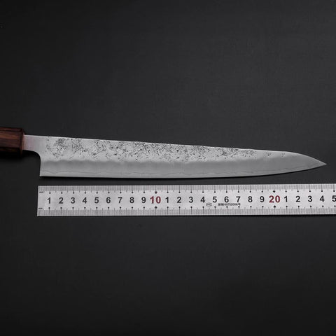 Sujihiki Silver Steel #3 Nashiji Manche Sumi Urushi 240mm-[Musashi]-[Couteaux de cuisine japonais]