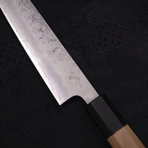 Sujihiki Silver Steel #3 Nashiji Manche en Buffle et Magnolia 240mm-[Musashi]-[Couteaux de cuisine japonais]