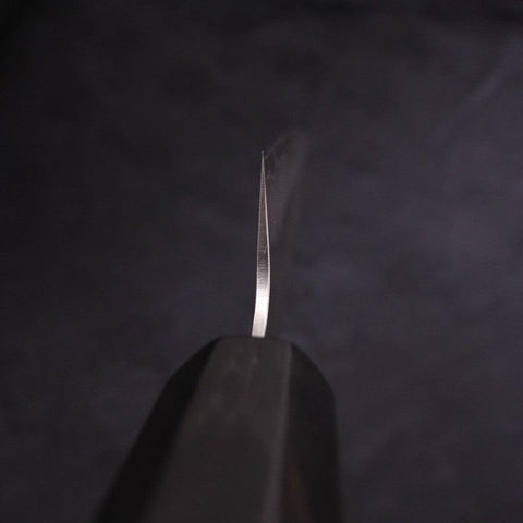 Sujihiki Silver Steel #3 Nashiji Manche en Buffle et Magnolia 240mm-[Musashi]-[Couteaux de cuisine japonais]