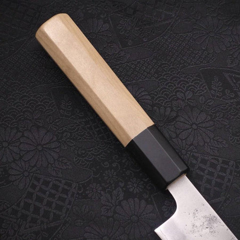 Sujihiki Silver Steel #3 Nashiji Manche en Buffle et Magnolia 240mm-[Musashi]-[Couteaux de cuisine japonais]