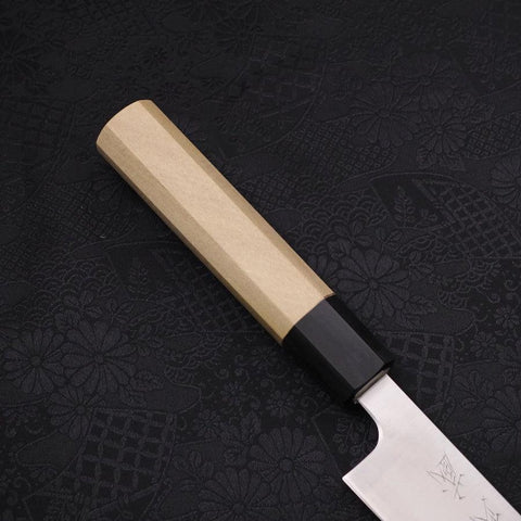 Sujihiki Silver Steel #3 Poli Manche en Buffle et Magnolia 240mm-[Musashi]-[Couteaux de cuisine japonais]