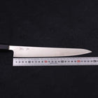 Sujihiki Silver Steel #3 Poli Manche en Buffle et Magnolia 240mm-[Musashi]-[Couteaux de cuisine japonais]