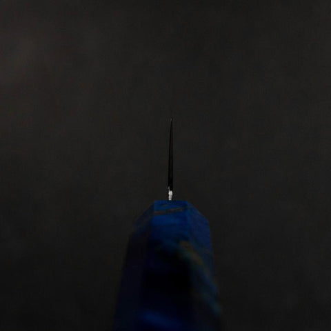 Sujihiki VG-10 Damas Manche Bois de Bouleau Bleu 240mm-[Musashi]-[Couteaux de cuisine japonais]