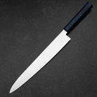 Sujihiki VG-10 Damas Manche en Bois de Bouleau Bleu 270mm-[Musashi]-[Couteaux de cuisine japonais]