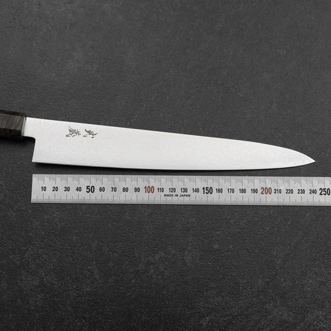 Sujihiki VG-10 Damas Manche en Bois de Bouleau Gris 240mm-[Musashi]-[Couteaux de cuisine japonais]