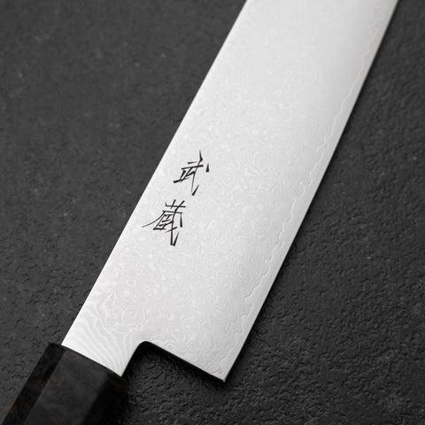 Sujihiki VG-10 Damas Manche en Bois de Bouleau Gris 270mm-[Musashi]-[Couteaux de cuisine japonais]