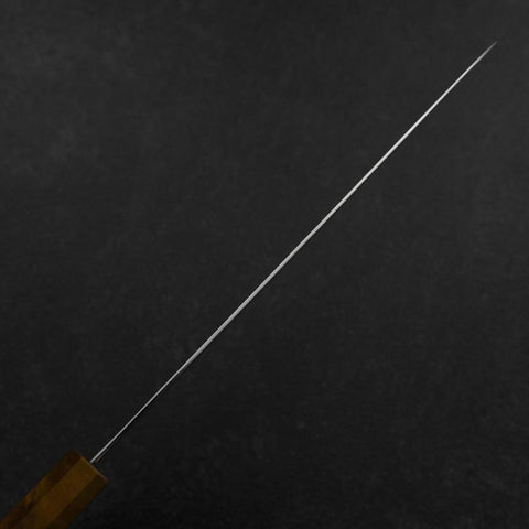 Sujihiki VG-10 Damas Manche en Bois de Bouleau Jaune Brun 240mm-[Musashi]-[Couteaux de cuisine japonais]