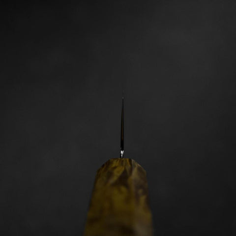 Sujihiki VG-10 Damas Manche en Bois de Bouleau Jaune Brun 270mm-[Musashi]-[Couteaux de cuisine japonais]