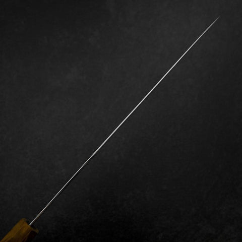 Sujihiki VG-10 Damas Manche en Bois de Bouleau Jaune Brun 270mm-[Musashi]-[Couteaux de cuisine japonais]