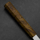 Sujihiki VG-10 Damas Manche en Bois de Bouleau Jaune Brun 270mm-[Musashi]-[Couteaux de cuisine japonais]