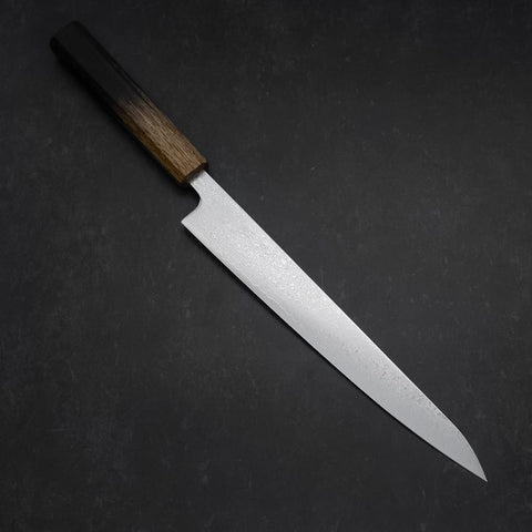 Sujihiki VG-10 Damascus Yaki-Urushi Handle 240mm (9.4”)-[Musashi]-[Couteaux de cuisine japonais]