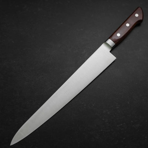 Sujihiki VG-10 Poli Manche Occidental en Acajou 270mm-[Musashi]-[Couteaux de cuisine japonais]